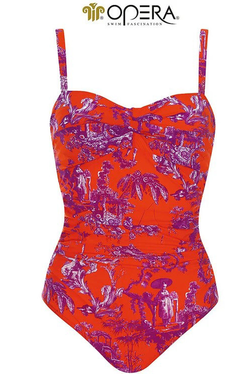 Strój kąpielowy Opera Strapless Padded Balcony One-Piece Swimsuit 62020