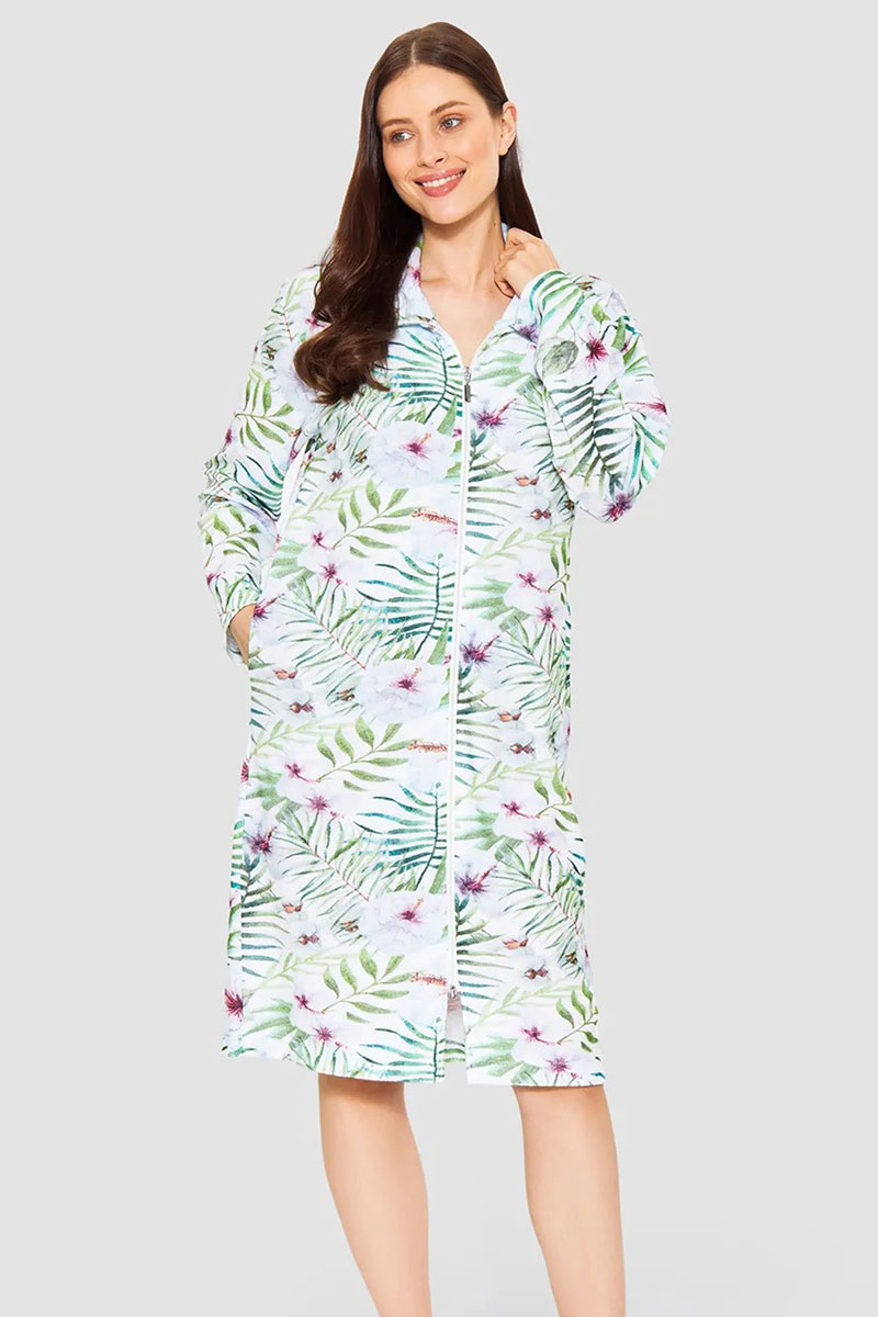 Szlafrok Rosch Casual Chic Cotton Zipper Robe 1243167