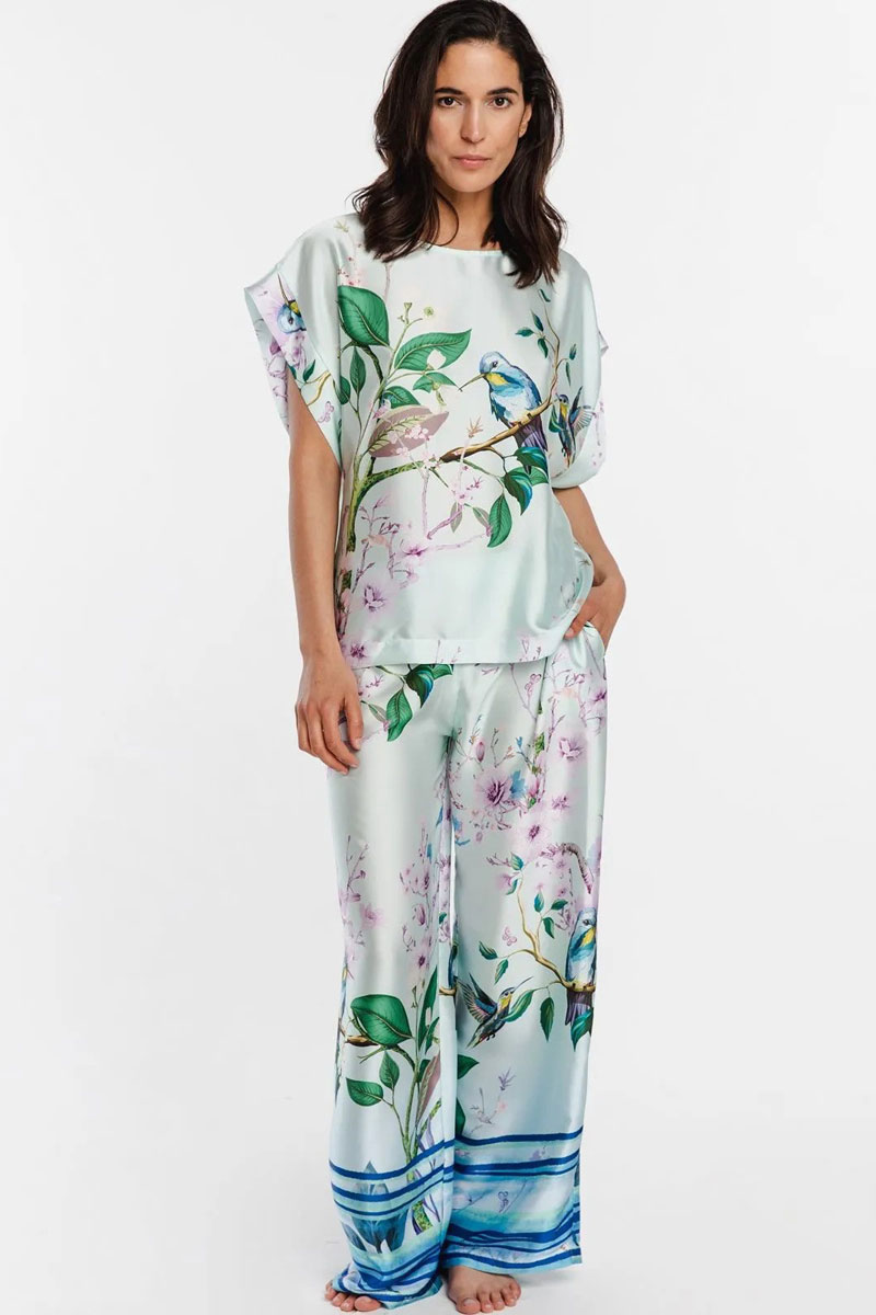 Piżama Coemi Satin Classic Pyjama 242301