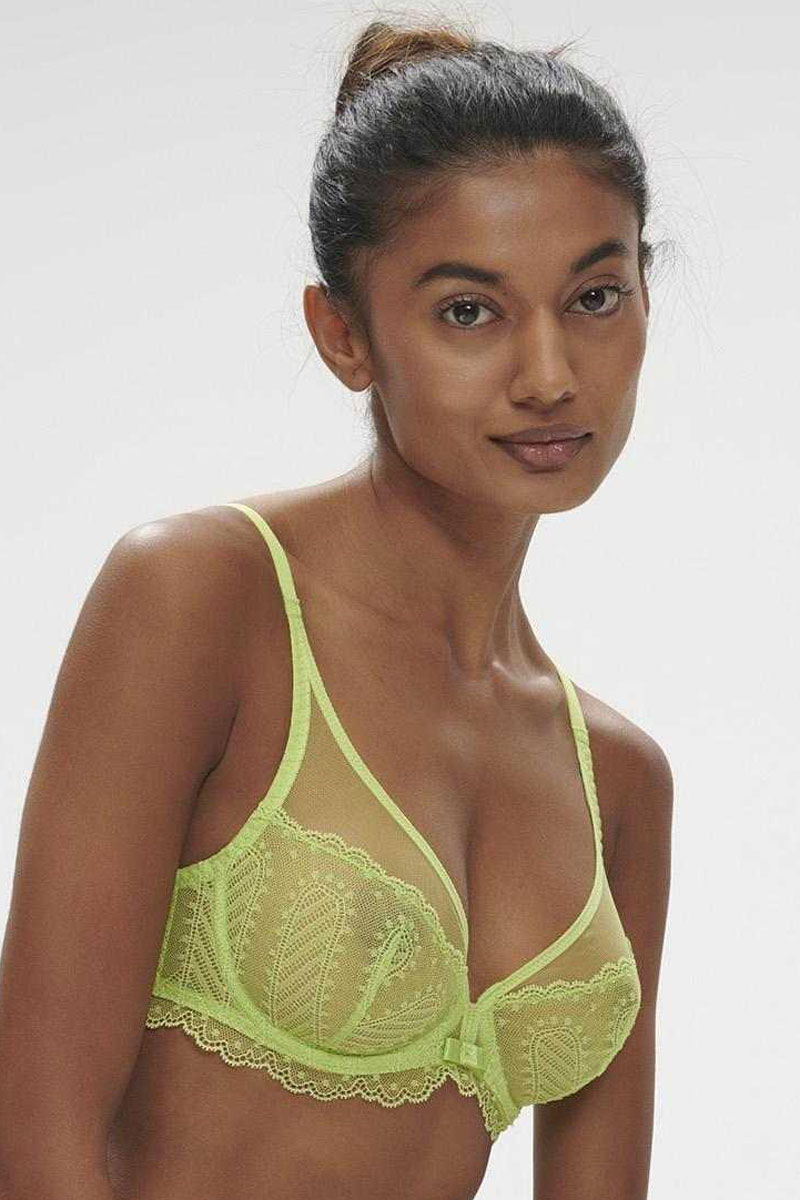 Biustonosz Simone Perele Canopee Underwired Triangle Plunge Bra 1D2319a