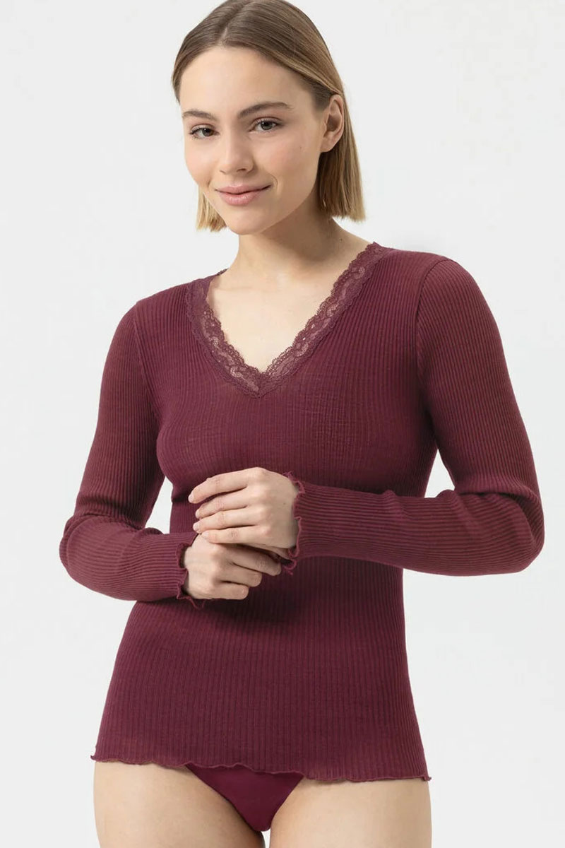 Koszulka Mey Wool Expressive T-shirt Long Sleeve 1110068