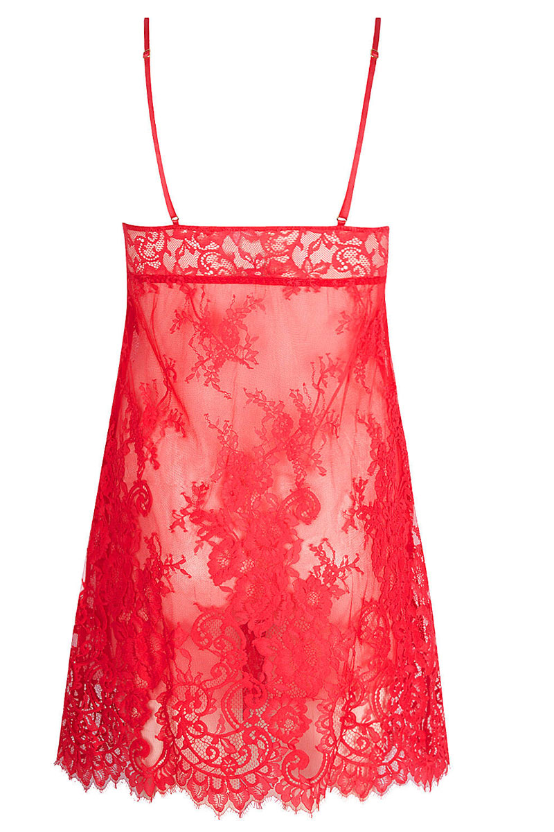 Koszulka nocna Lise Charmel Desirs de Venise Grenat Lace Babydoll ALJ 1235