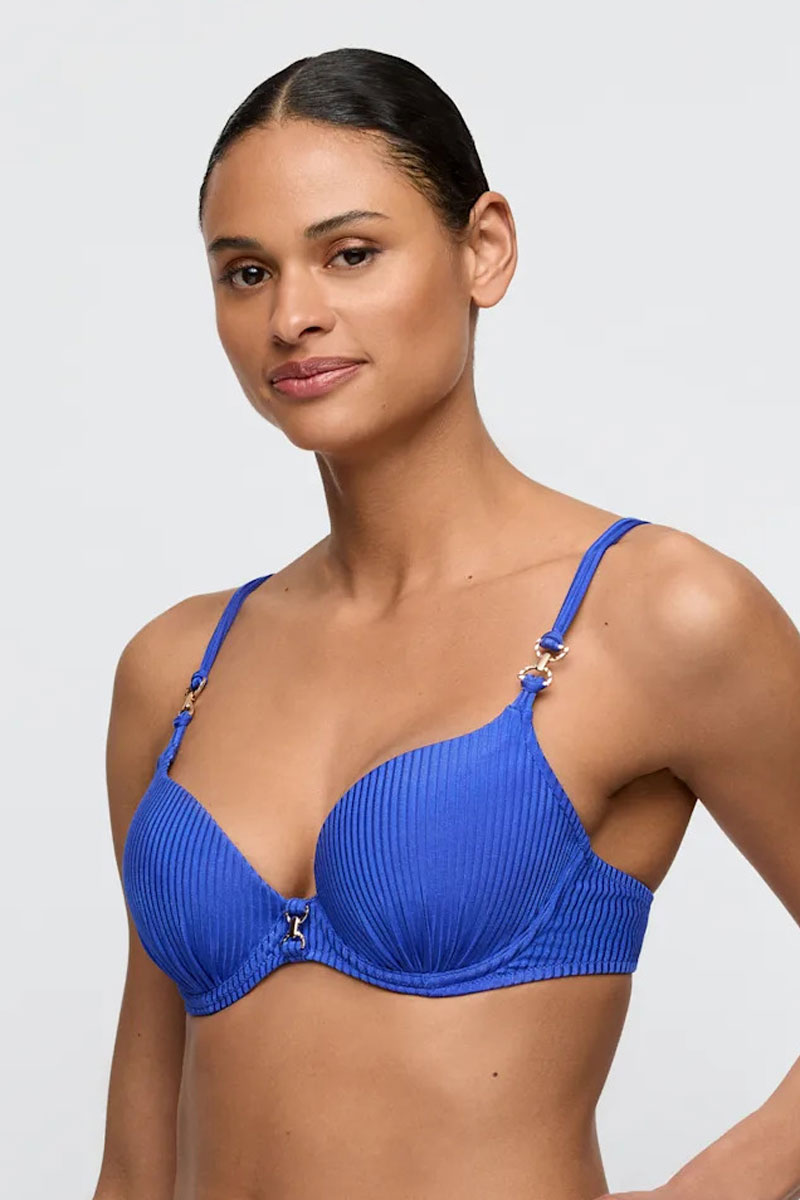 Strój kąpielowy Marie Jo Emly Electric Blue Padded Push Up Bikini Bra 1007717
