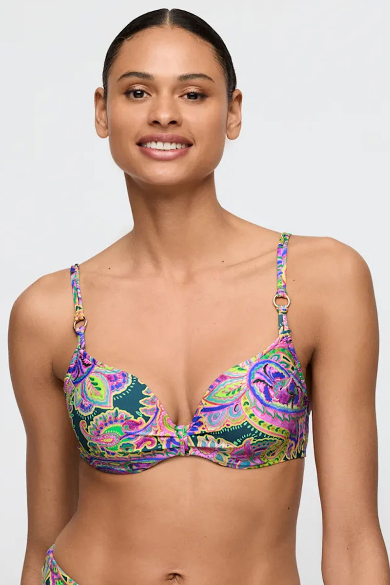 Strój kąpielowy Marie Jo Jolise Tropical Paisley Padded Heartshape Bikini Top 1008416