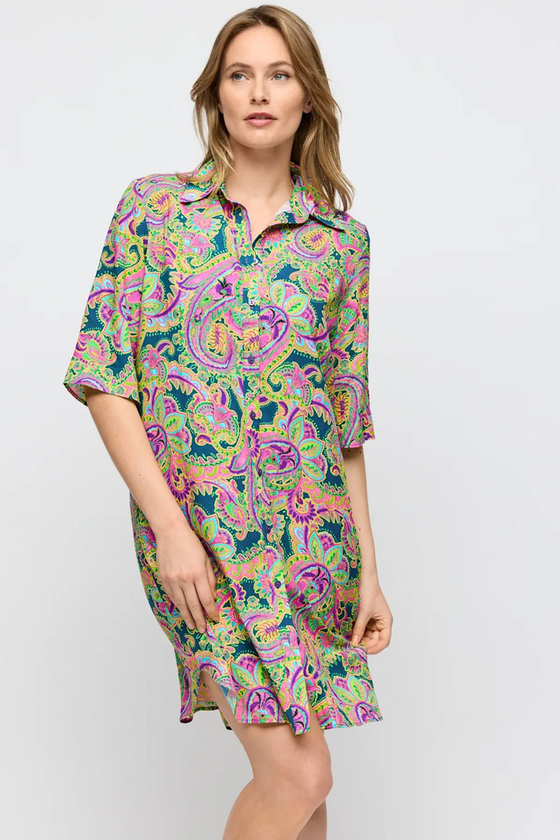 Koszula letnia Marie Jo Jolise Tropical Paisley Swim Summer Beach Viscose Blouse 1008496