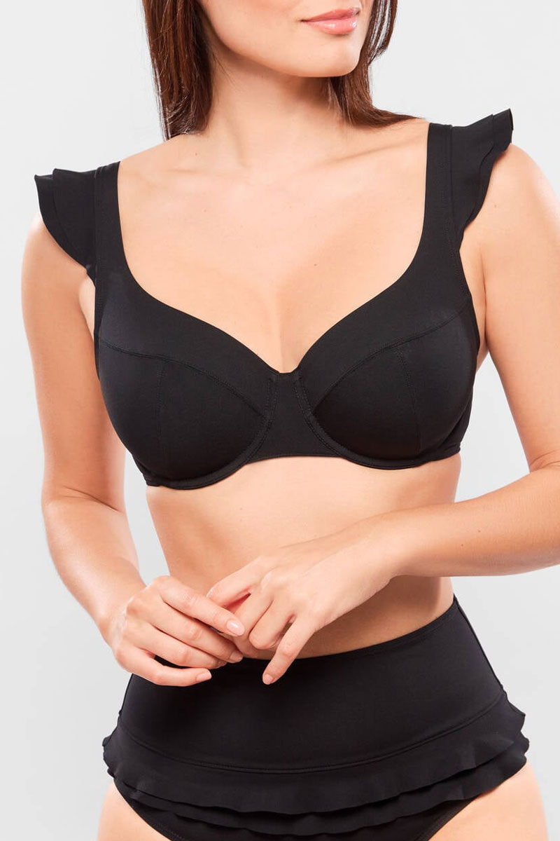 Strój kąpielowy Empreinte Glam Noir Underwired Balcony Bikini Bra 2621KMS