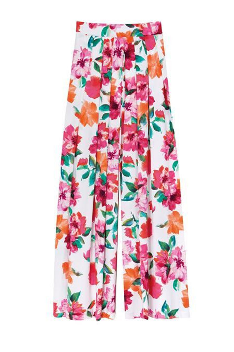 Spodnie plażowe Roidal Vanil Summer Wide Leg Pantalon 638/01