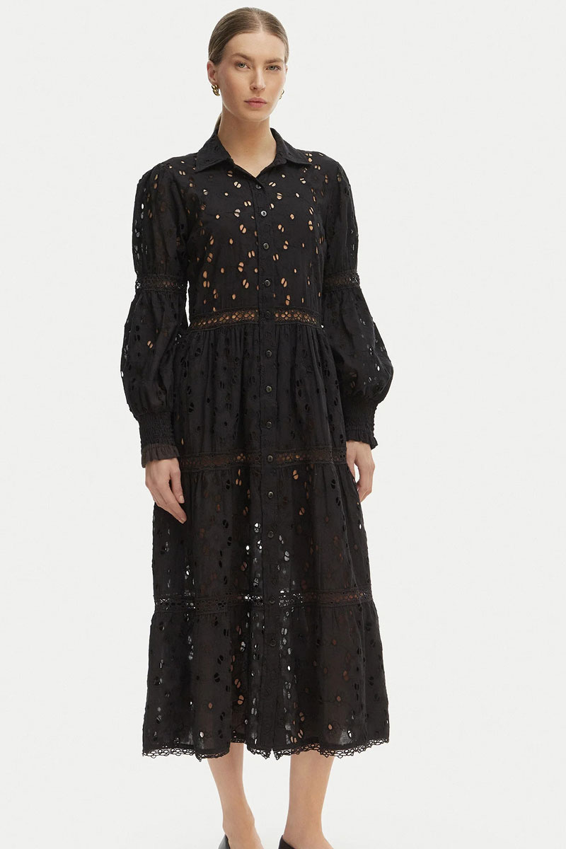Sukienka letnia Iconique Joanna Cotton Summer Long Shirt Dress IC26-008