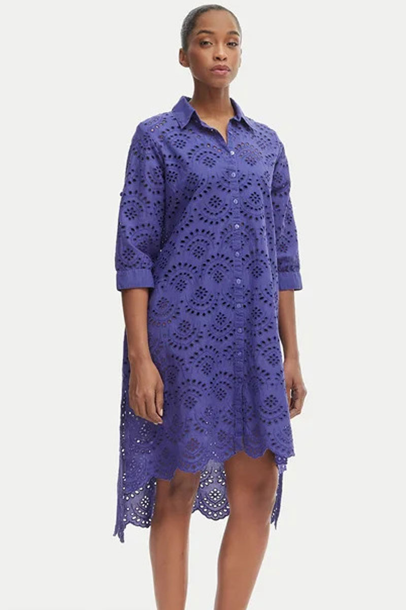 Sukienka letnia Iconique Ella Maxi Asimmetric Cotton Shirt IC26-082