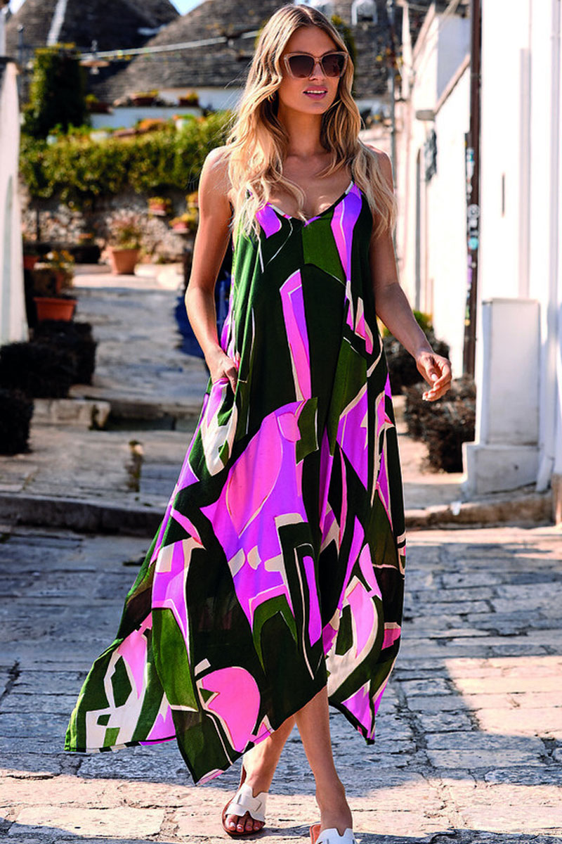 Sukienka plażowa Iconique Gemma Viscose Modal Summer Dress IC26-102
