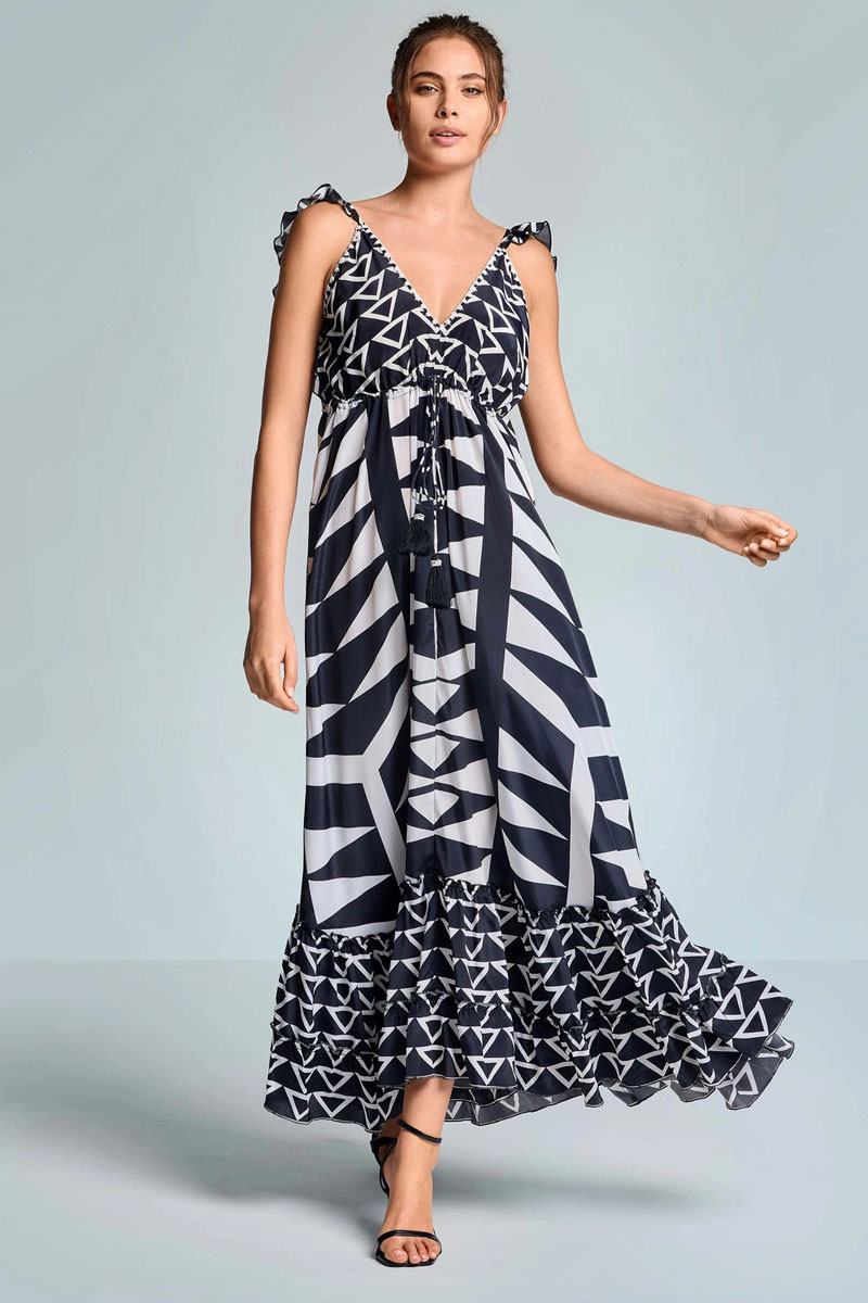 Sukienka letnia Iconique Creta Maxi Dress IC26-117