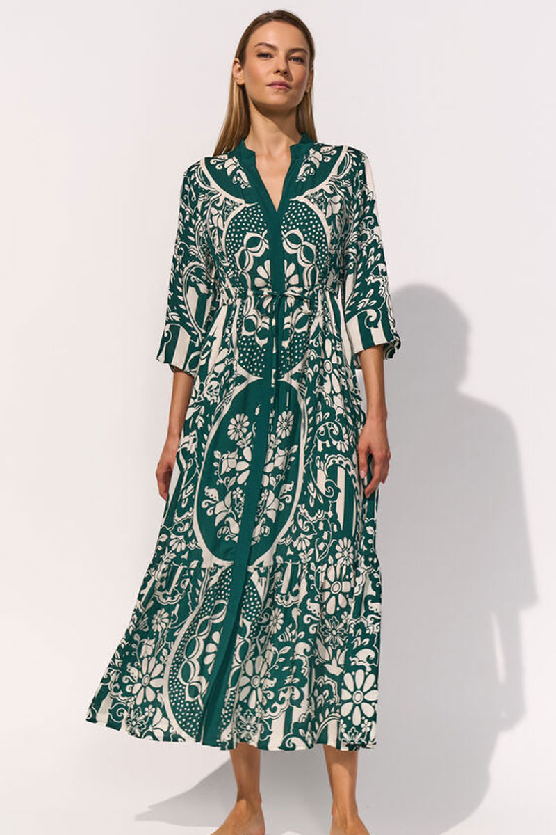 Sukienka Letnia Maryan Mehlhorn Halcyon Summer Cotton Silk Dress M3052