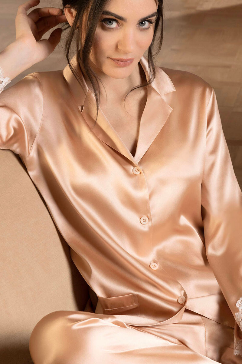 Bluzka Lise Charmel Splendeur Soie Peche Silk Jacket ALC 3480