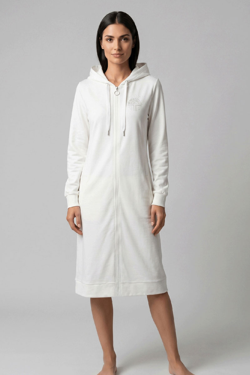 Szlafrok Feraud Comfort Lounge Cotton Modal Zipper Robe 3261284