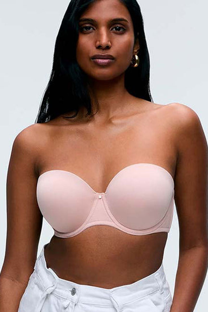 Biustonosz Chantelle Comfort Chic Strapless Bandeau Padded T-Shirt Bra C18JNK