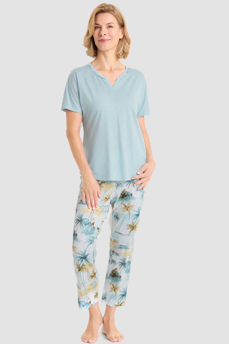 Piżama Rosch Casual Chic Cotton Modal Pyjama 7/8 Pants 1263047