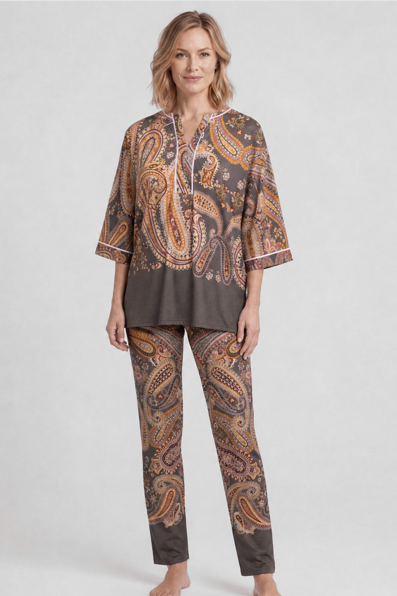 Piżama Rosch Casual Chic Paisley Cotton Modal Pyjama 1263522