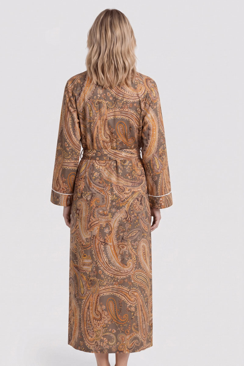 Szlafrok Rosch Casual Chic Paisley Cotton Long Robe 1263525