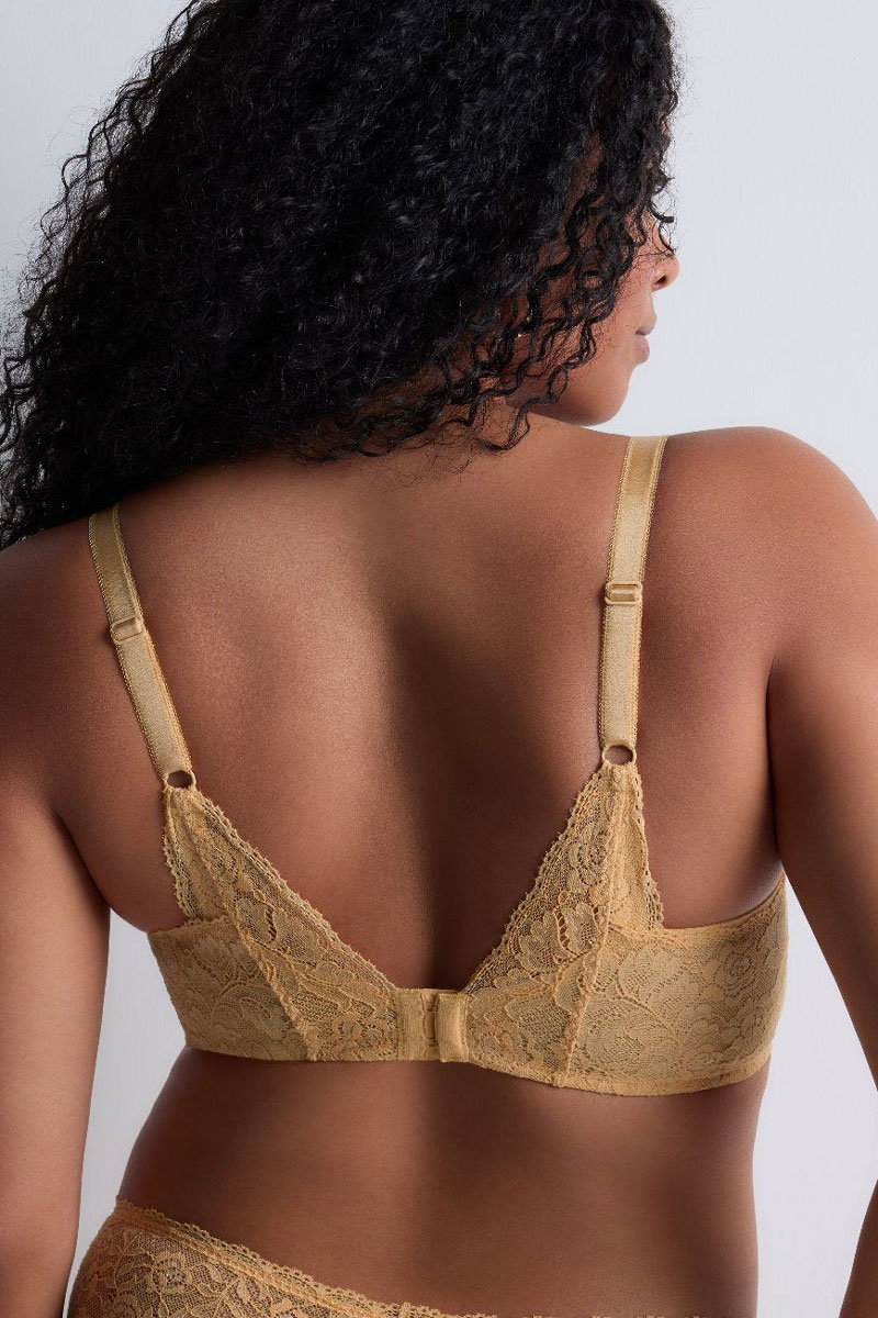 Biustonosz Aubade Rosessence Lace Padded Plunge Bra Care 2KN81a