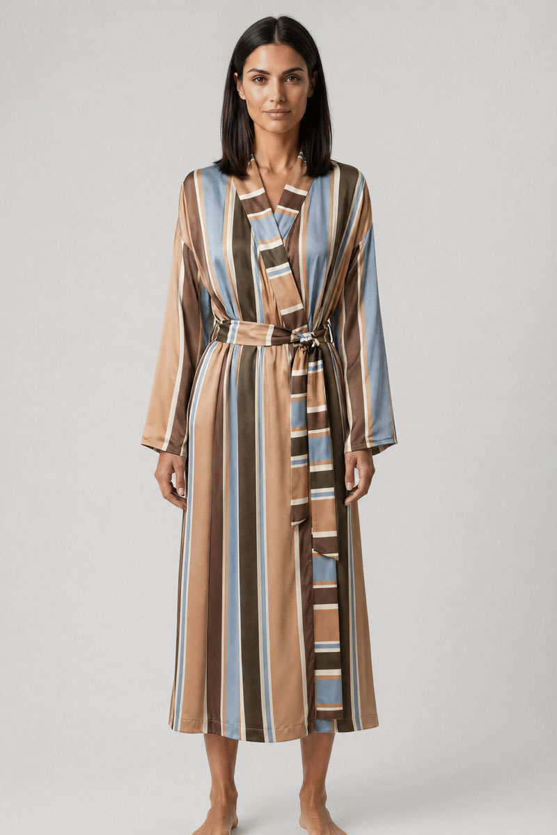 Szlafrok Feraud Casual Chic Viscose Luxury Long Robe 3261203