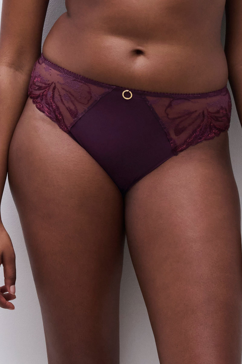 Majtki Chantelle Illusion Tai Maxi Brief C1B4C5 - obrazek 3