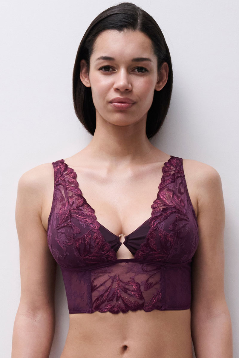 Biustonosz Chantelle Illusion Wireless Lace Bustier C1B4K5