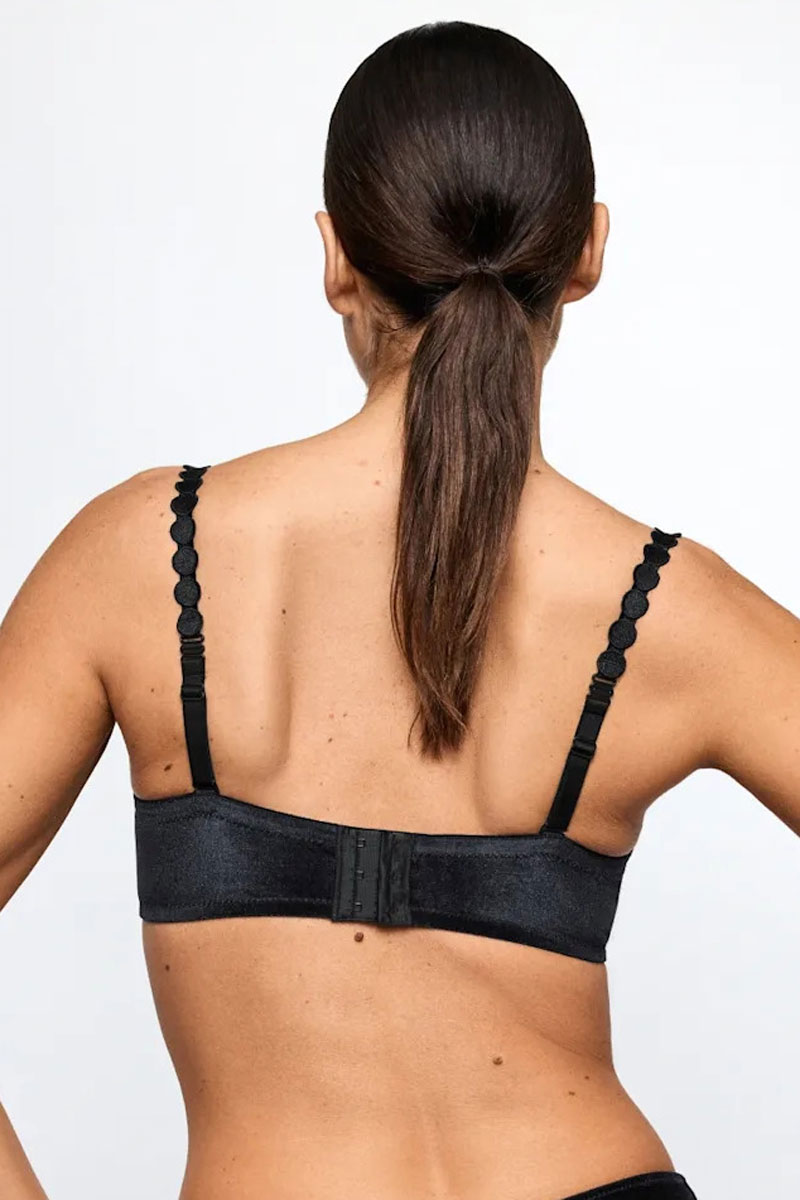 Biustonosz Marie Jo Tom Black Velvet Padded Heart Shape Bra 0120826