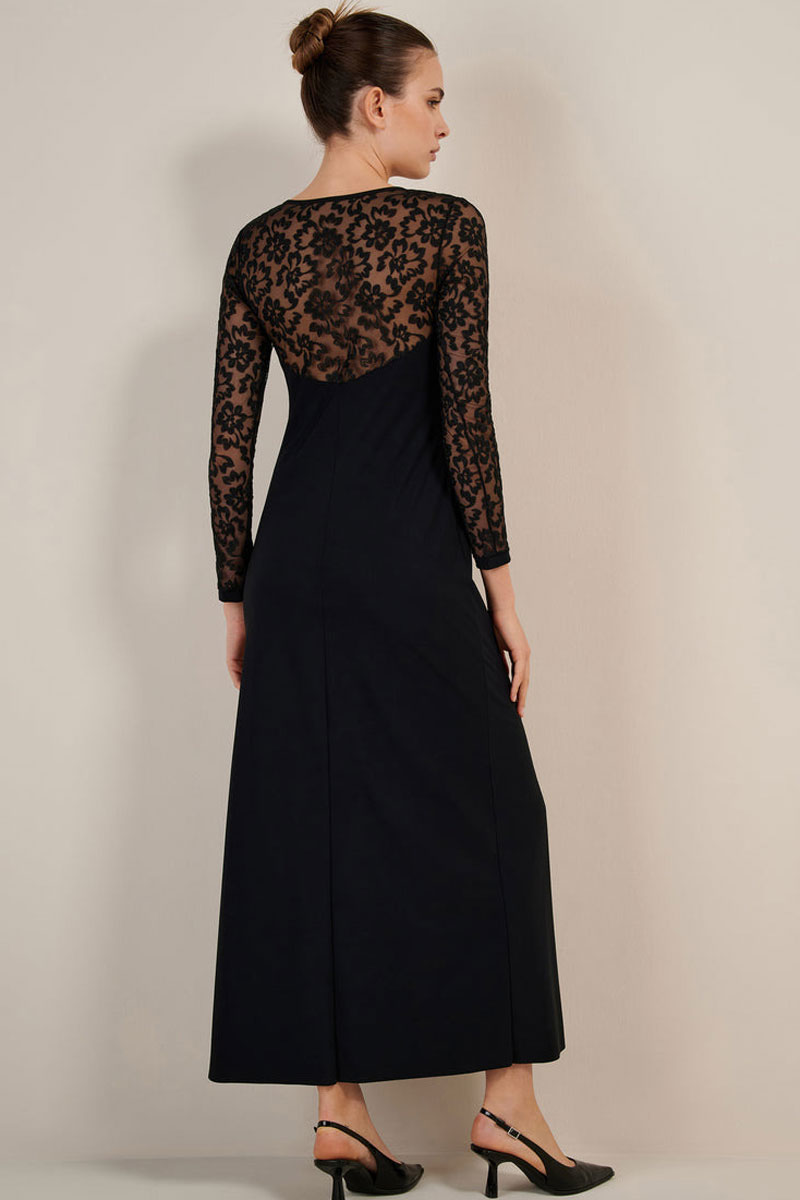 Sukienka Pain De Sucre Riviera Black Long Luxury Dress