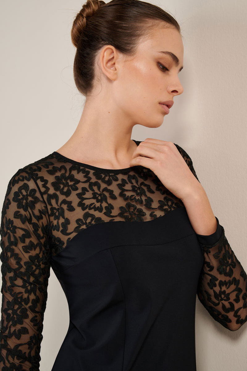 Sukienka Pain De Sucre Riviera Black Long Luxury Dress