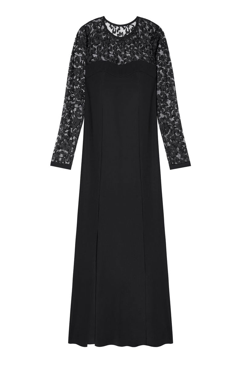Sukienka Pain De Sucre Riviera Black Long Luxury Dress